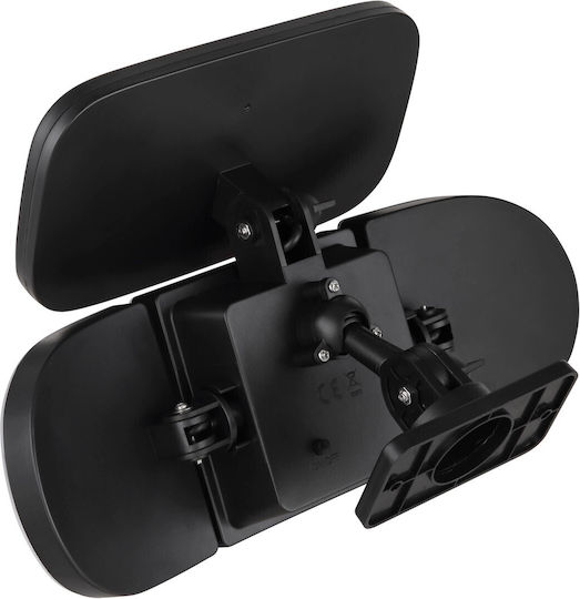 Globo Lighting Στεγανός Ηλιακός Προβολέας LED 10W Ψυχρό Λευκό 6500K με Αισθητήρα Κίνησης IP44