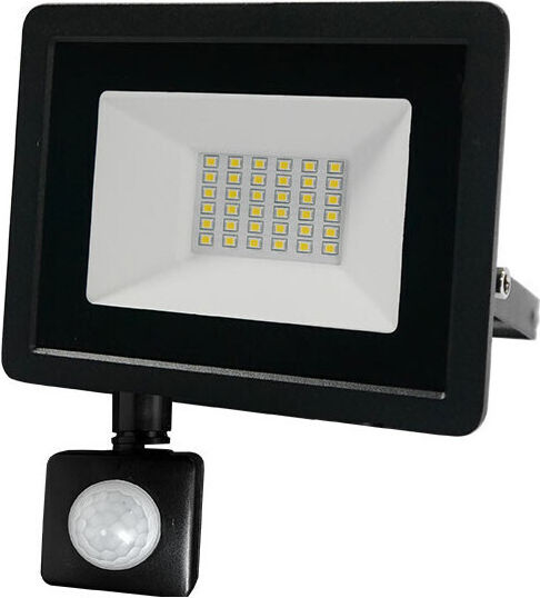 Bormann BLF1950 Waterproof LED Flood Light 10W Natural White 4000K with Motion Sensor IP65