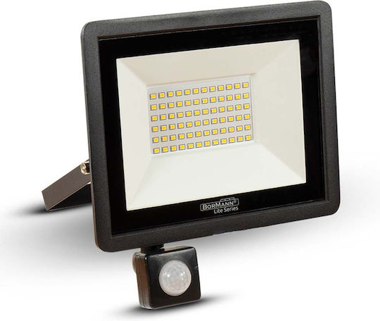 Bormann BLF1940 LED Flood Light 10W Natural White 4000K with Motion Sensor