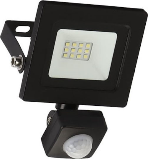 Bormann BLF1920 Προβολέας LED 10W Φυσικό Λευκό 4000K με Αισθητήρα Κίνησης