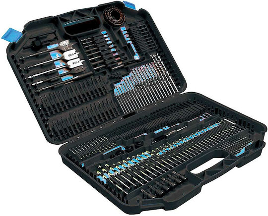 Bormann BHT1390 Feather Drill in Casetina for Metal, Wood and Masonry