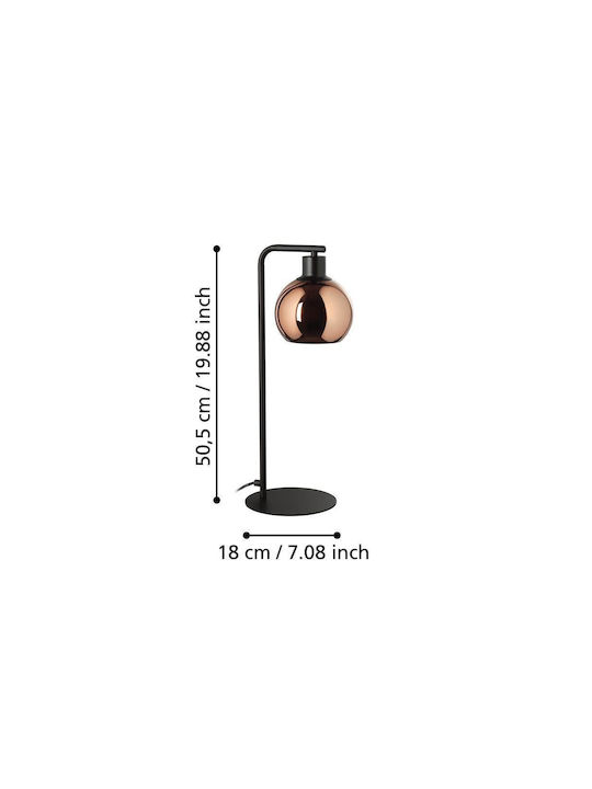 Eglo Decorative Lamp with Socket for Bulb E27 Black