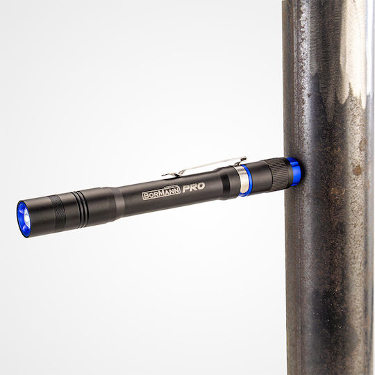 Bormann Rechargeable Flashlight LED IPX4 with Maximum Brightness 120lm