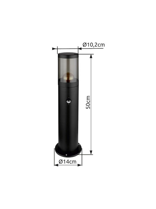 Globo Lighting Lampa Post Mic Pentru Exterior 60W IP44 Pentru Bază De Bec E27 Neagră