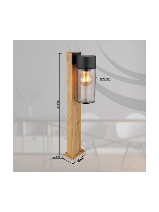 Globo Lighting Lampa Post Mic Pentru Exterior 40W IP44 Pentru Bază De Bec E27 Maro