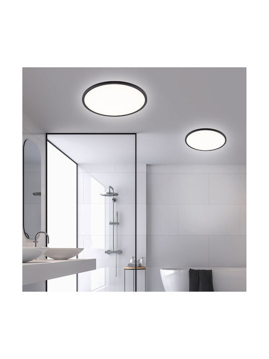 TK Lighting Plafonieră de Tavan Baie Turcoaz cu LED Integrat