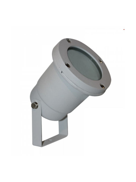 Aca Garten Leuchte Projektor für Außenbereich IP65 für Fassung GU10 Gray