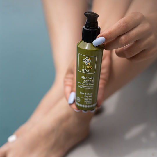 OliveSpa Βιολογικό και Ξηρό Έλαιο Αλόης για Μαλλιά και Σώμα 100ml