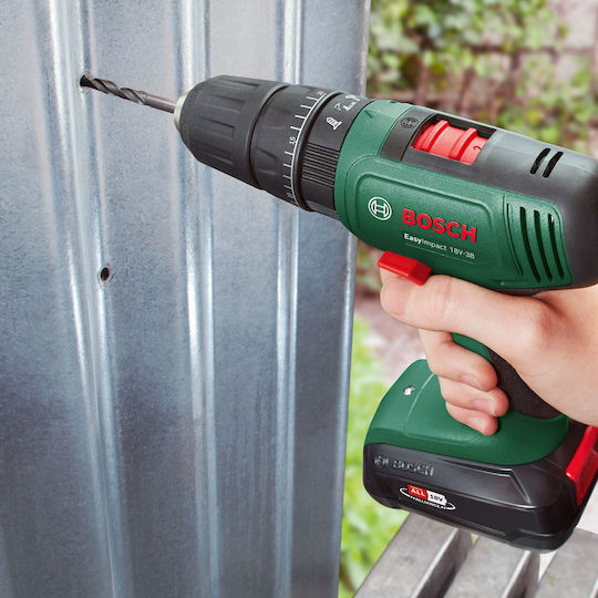 Bosch EasyImpact 18V-38 Percussive Battery Drill Driver 18V 1x2Ah