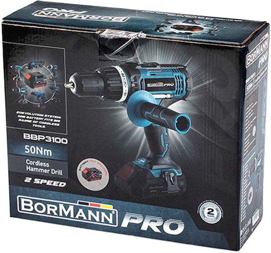Bormann Pro BBP3100 Κρουστικό Δραπανοκατσάβιδο Μπαταρίας Solo 20V