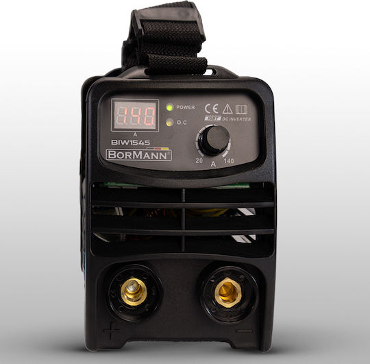 Bormann BIW1545 Ηλεκτροκόλληση Inverter MMA με Μέγιστο Ρεύμα Συγκόλλησης 140A και Κύκλο Εργασίας 45%