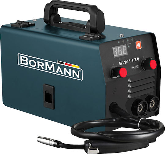 Bormann Pro BIW1150 Welding Machine MAG / MIG / TIG / MMA with Maximum Welding Current 150A and Duty Cycle 60%