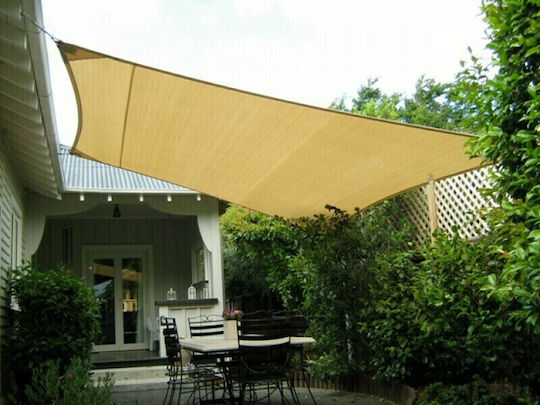 Bormann Shade Sail Beige With Hoop 3x4m