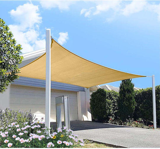 Bormann Shade Sail Beige With Hoop 3x4m