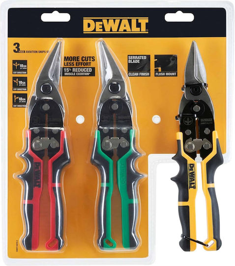 DEWALT Blechschere 3Stück