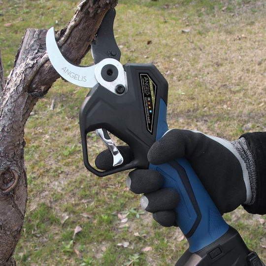 Agelis Pruning Shears Battery Brushless 21V 2x4Ah/4Ah with Maximum Cutting Diameter 40mm in Carrying Case