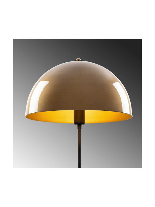Opviq Floor Lamp H170xW50cm. with Socket for Bulb E27 Black