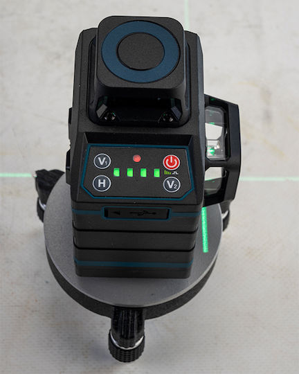 Bormann Pro BDM6900 Αυτορυθμιζόμενο Γραμμικό Αλφάδι Laser Πράσινης Δέσμης με Εύρος Εργασίας 30m