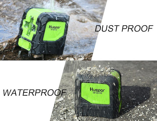 Huepar Self-leveling Linear Laser Level Green Beam with Working Range 20m