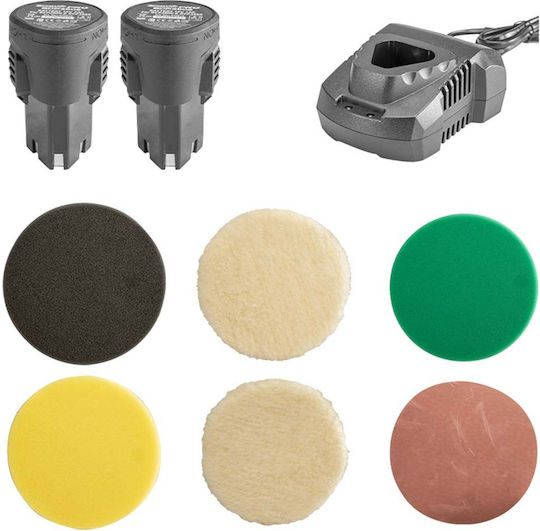 Bormann Pro BCP3800 Rotary Polisher 12V 2x2Ah with Speed Control
