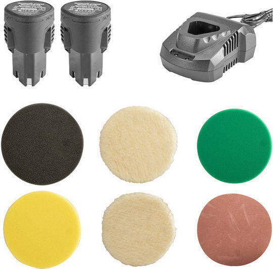 Bormann Pro BCP3800 Rotary Polisher 12V 2x2Ah with Speed Control