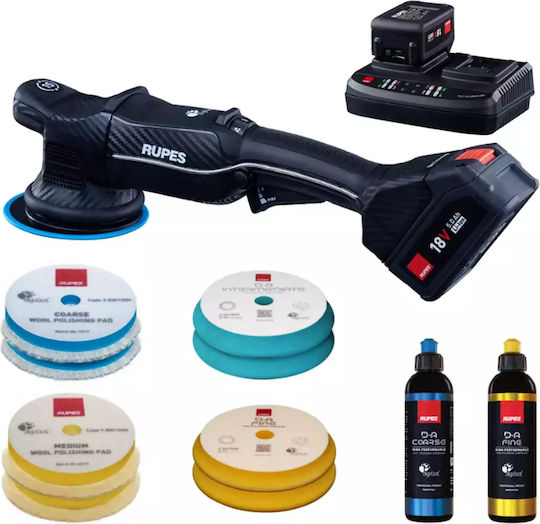 Rupes HLR21 CB2 BAS Bigfoot Rotary Polisher Brushless 18V with Speed Control