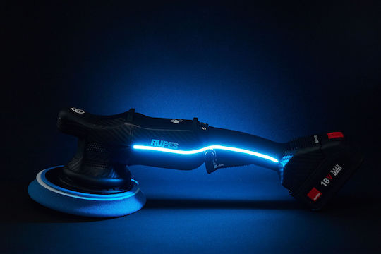 Rupes HLR21 CB2 BAS Bigfoot Rotary Polisher Brushless 18V with Speed Control