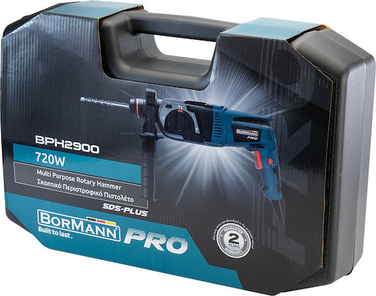 Bormann Pro BPH2900 Impact Demolition Hammer Electric 720W with Chuck SDS Plus 043171