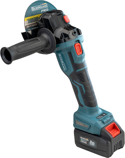 Bormann Pro BCD2635 Τροχός 125mm Μπαταρίας Brushless με Ρύθμιση Στροφών 1x3Ah