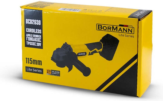 Bormann Pro BCD2630 Grinder 115mm Battery 1x3Ah