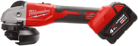 Milwaukee BLSAG125X-402X Τροχός 125mm Μπαταρίας Brushless 2x4Ah