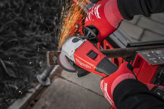 Milwaukee BLSAG125X-402X Τροχός 125mm Μπαταρίας Brushless 2x4Ah