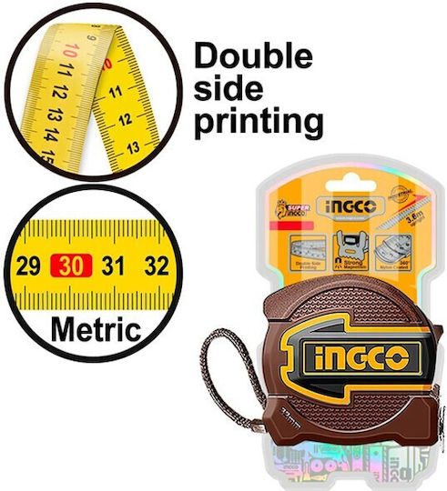 Ingco Tape Measure with Magnet 32mm x 8m