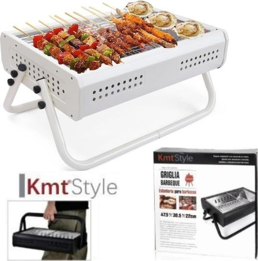 Folding Stainless steel Portable Charcoal Grill 47.5cmx30.5cm