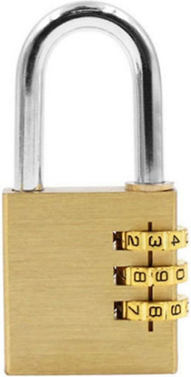 Vltools CB-04E Vorhängeschloss Messing Kombination 30mm 1Stück