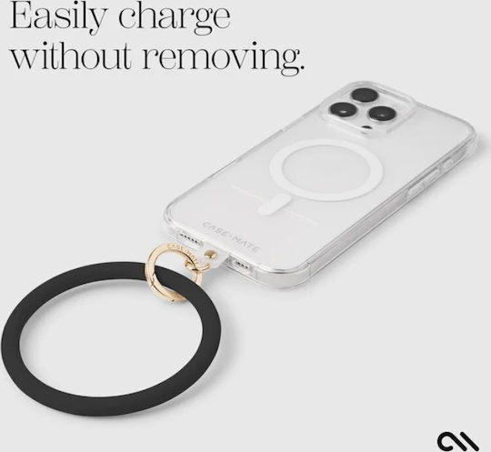 Case-mate Phone Bangle Keychain Wrist Strap Smartphone Black Cm056204-05