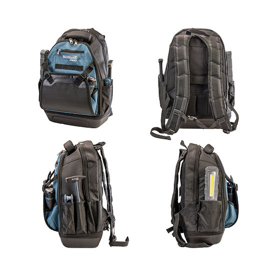Bormann Pro BTB3160 Waterproof Light Blue Backpack Tool Bag 40lt