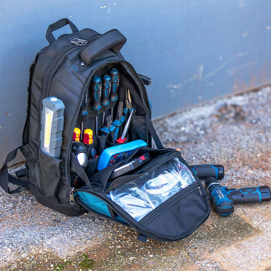 Bormann Pro BTB3160 Waterproof Light Blue Backpack Tool Bag 40lt