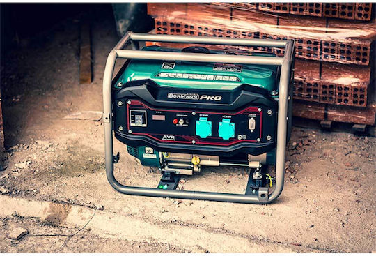 Bormann Pro BGB3000 Generator Gasoline Four-stroke with Handle and Maximum Power 3.3kVA