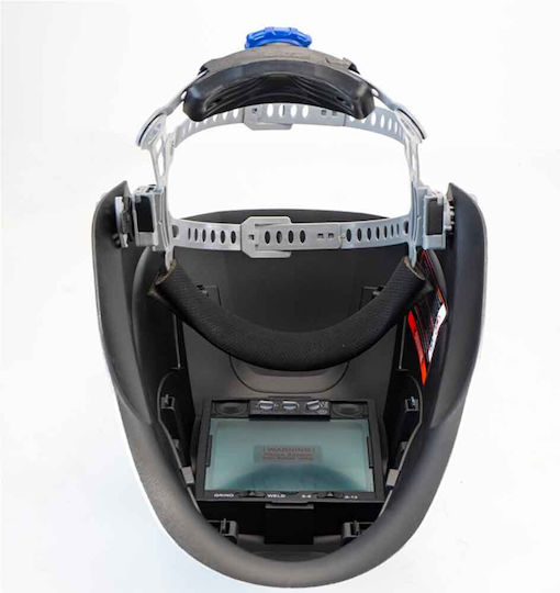 Bormann Pro BIW2030 Welding Helmet with 98x88mm Visual Field Silver