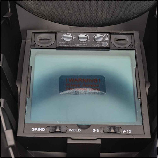 Bormann Pro BIW2030 Welding Helmet with 98x88mm Visual Field Silver