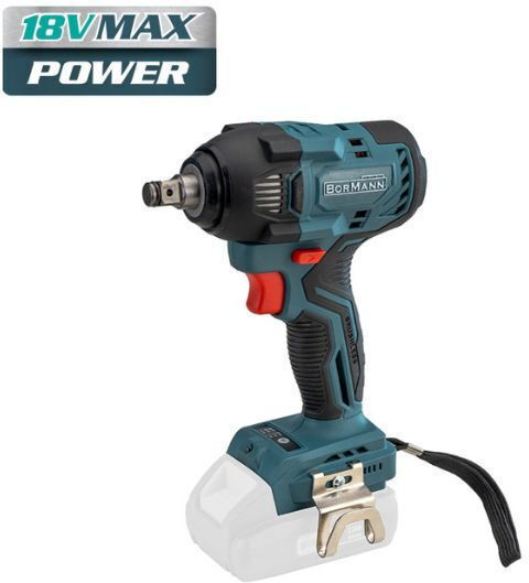 Bormann BCD2625 Brushless Impact Wrench Battery 18V Solo with Socket 1/2"