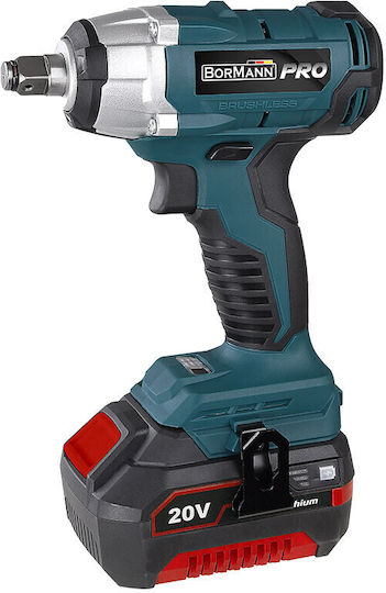 Bormann Pro BBP5120 Brushless Impact Wrench Battery 20V 1x4Ah with Socket 1/2"