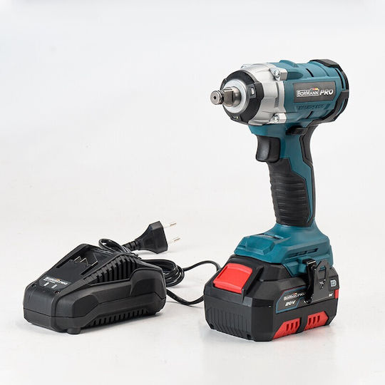 Bormann Pro BBP5120 Brushless Impact Wrench Battery 20V 1x4Ah with Socket 1/2"