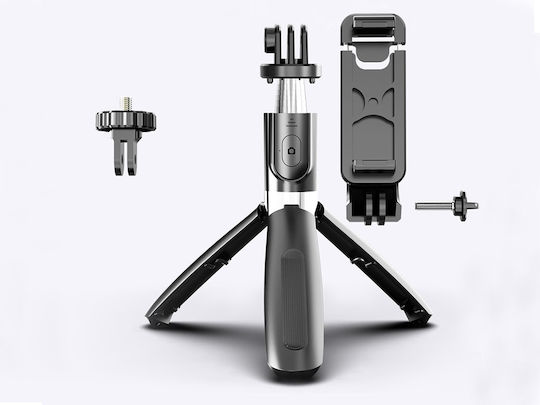 Verk Group Selfie-Stick Handy-Stative Bluetooth Schwarz