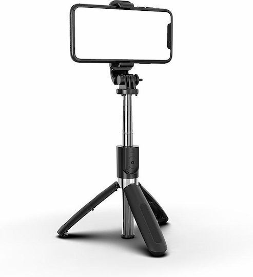 Verk Group Selfie-Stick Handy-Stative Bluetooth Schwarz