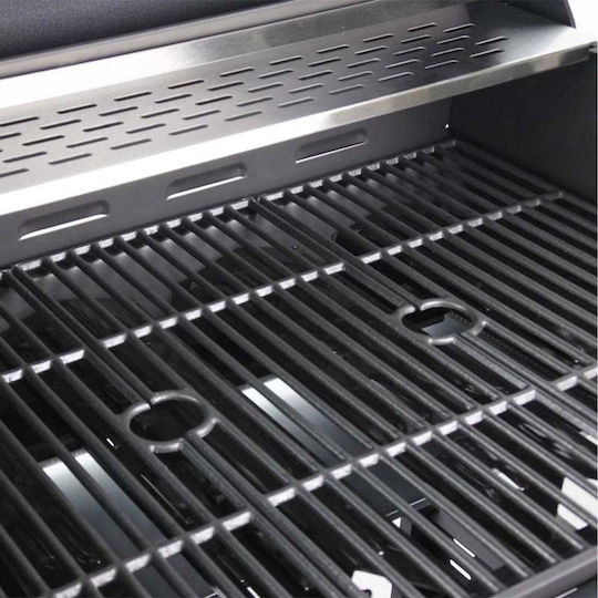 Bormann Elite BBQ4100 Gas Grill with 4 pcs 14.4kW and Side Burner