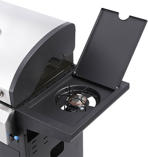 Bormann Elite BBQ5060 Gas Grill with 5 pcs 20.5kW and Side Burner