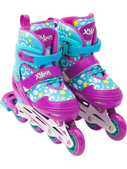 Roller Skates Xspot Adjustable Aluminum Multicolor Size 34-37 Roller Skates Xspot Adjustable Aluminum Multicolor Size 34-37