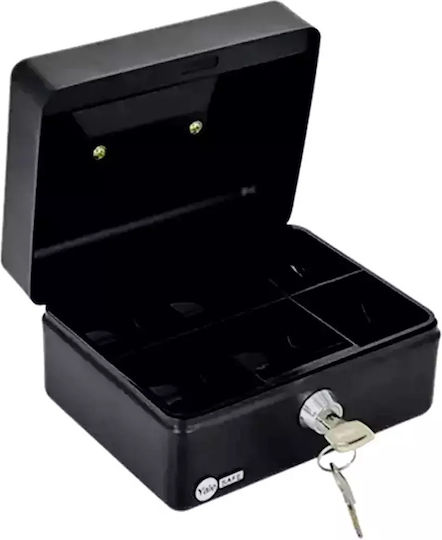Yale Cash Box with Lock Black YYCB/080/BB2